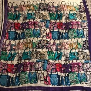 Gorgeous Silk Large scarf by COACH